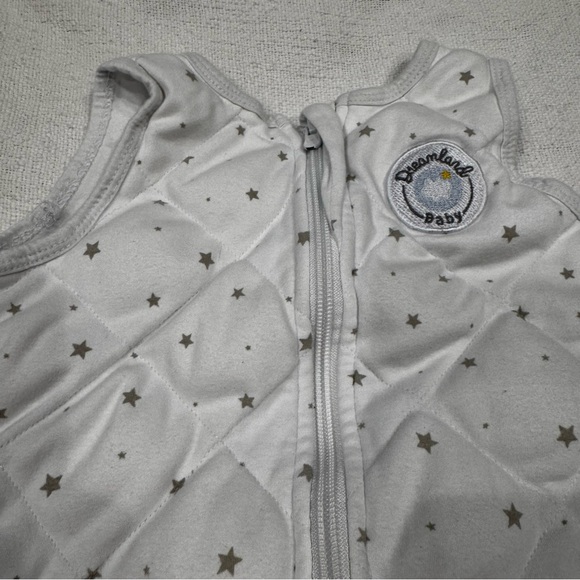 Dreamland Baby Dream Weighted Sleep Sack XL 24-36M White Stars - Picture 5 of 11